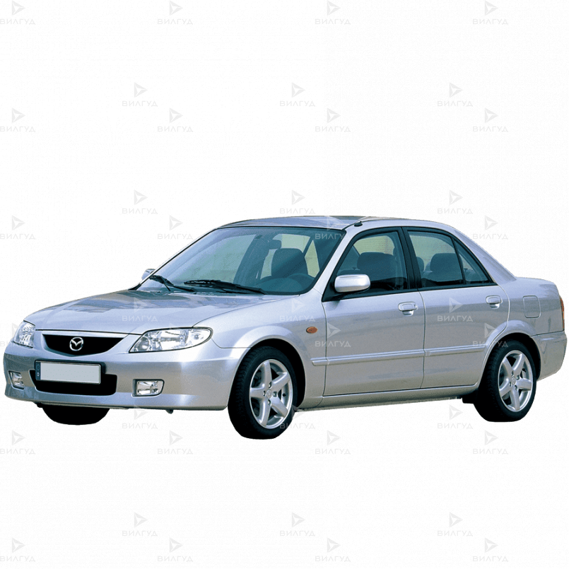 Замена передних пружин Mazda 323